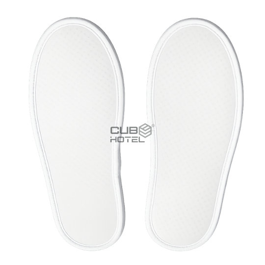 100 pares, pantuflas de hotel de terciopelo, terciopelo